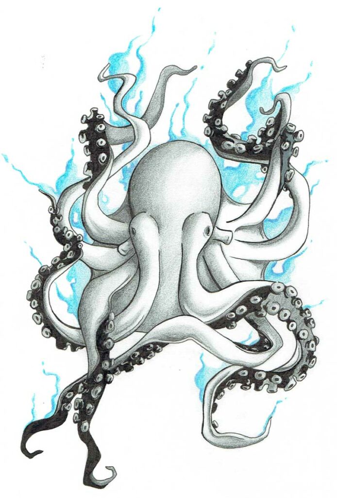 Tatouage de poulpe